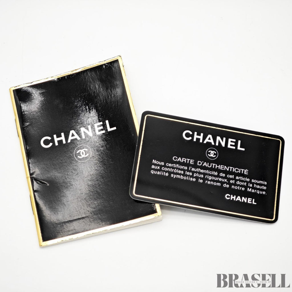 Chanel Coco Mark Chain Shoulder Backpack Black Women With Authenticity Card