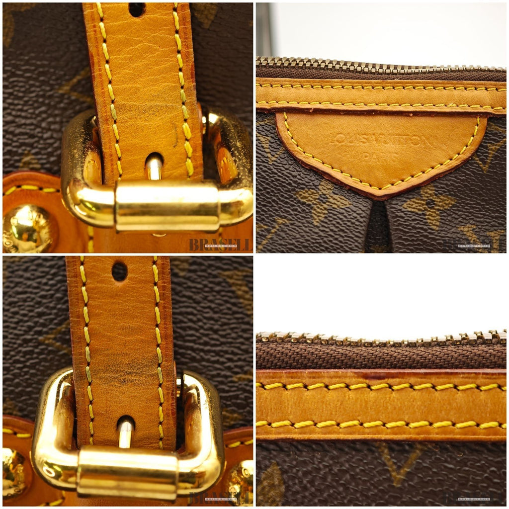 LOUIS VUITTON LV Palermo GM Shoulder Tote Bag Monogram M40146 Brown