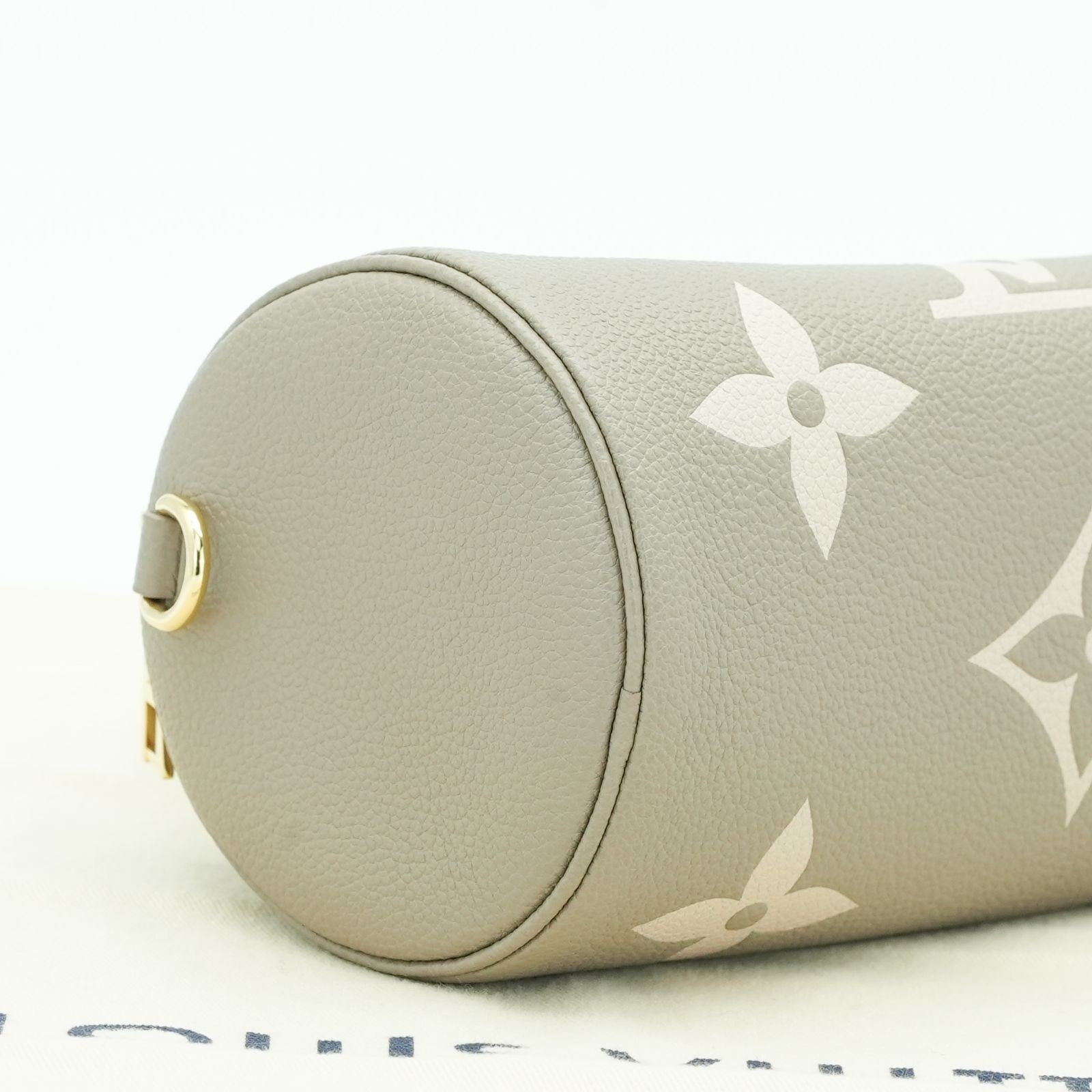 LOUIS VUITTON Empreinte Giant Papillon BB M46031 Handbag Beige Tourtière Cream