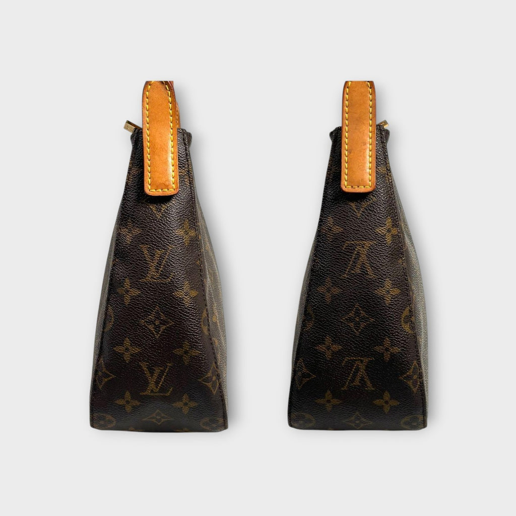 Louis Vuitton Looping MM Monogram M51146 Shoulder Handbag Brown 【A】