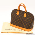 Louis Vuitton Monogram Alma PM Handbag Tote Bag M53151 Canvas Brown Woman