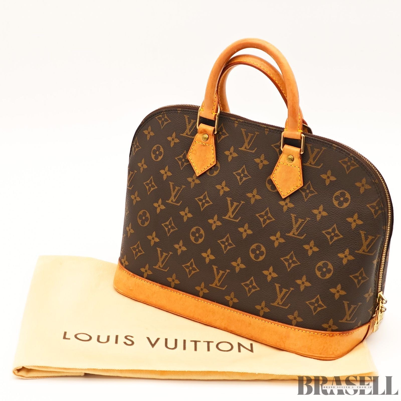 Louis Vuitton Monogram Alma PM Handbag Tote Bag M53151 Canvas Brown Woman