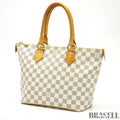 LOUIS VUITTON Saleya PM N51186 Damier Azur Tote Bag Ivory Women’s
