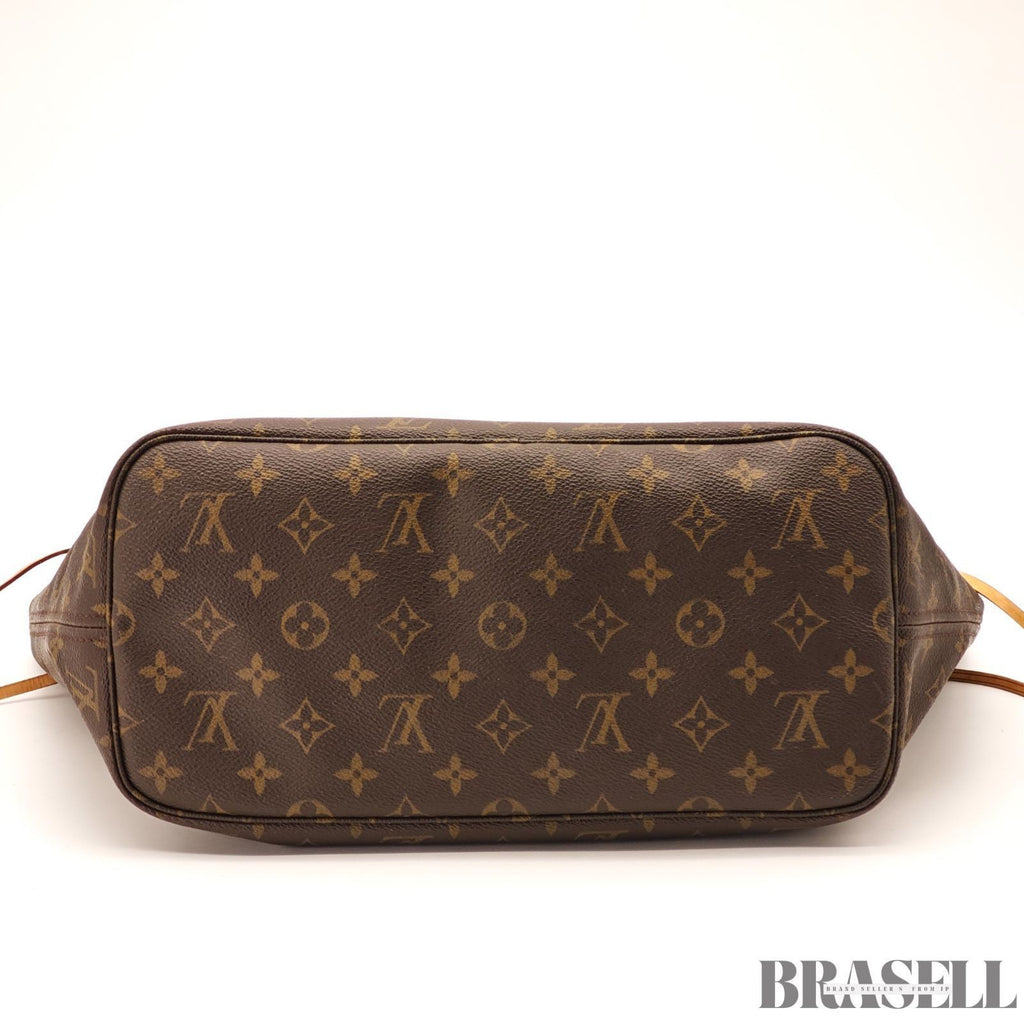 Louis Vuitton Monogram Neverfull MM M40995 Tote Bag Handbag Brown Women