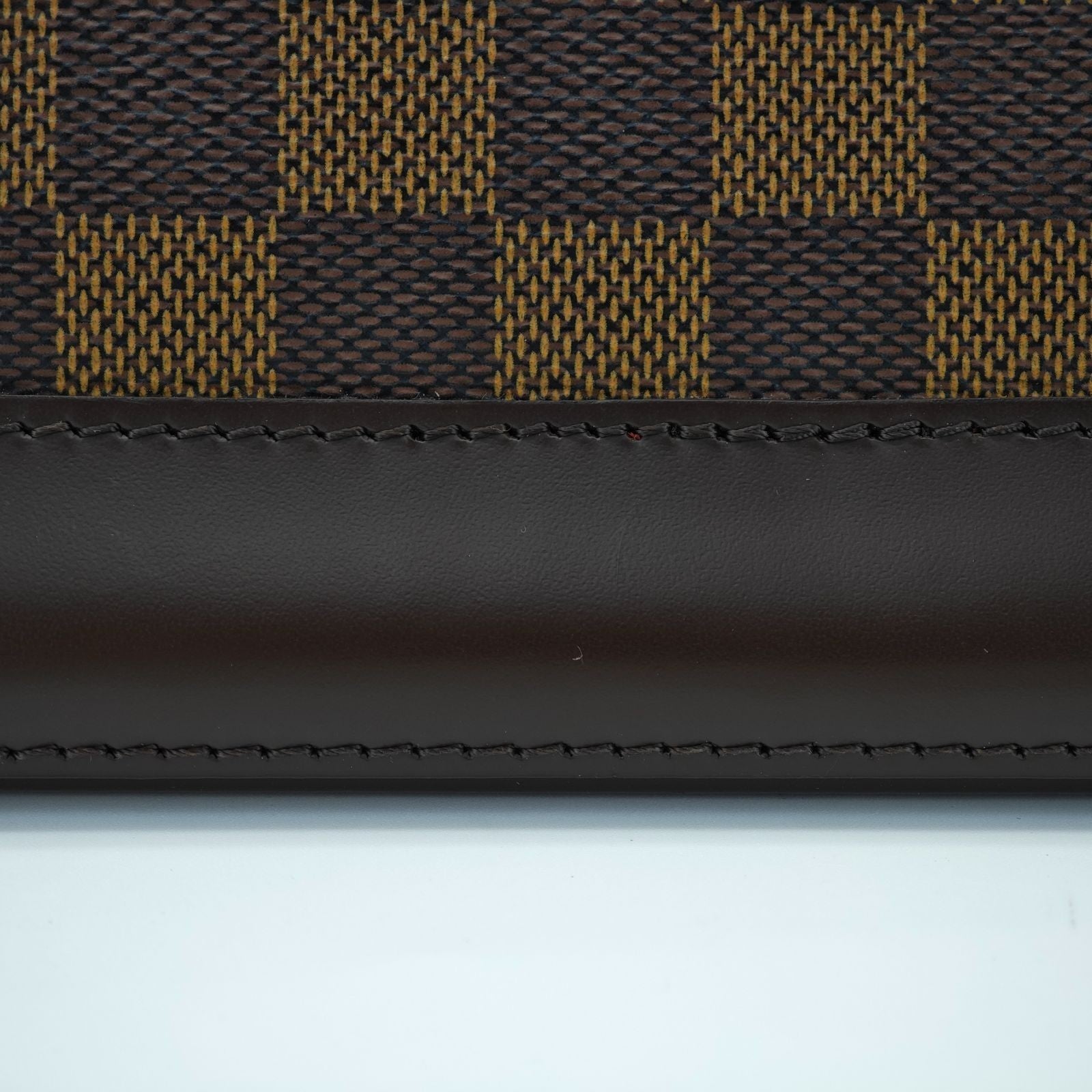 LOUIS VUITTON Damier Ebene Alma N51131 Handbag Brown Women's