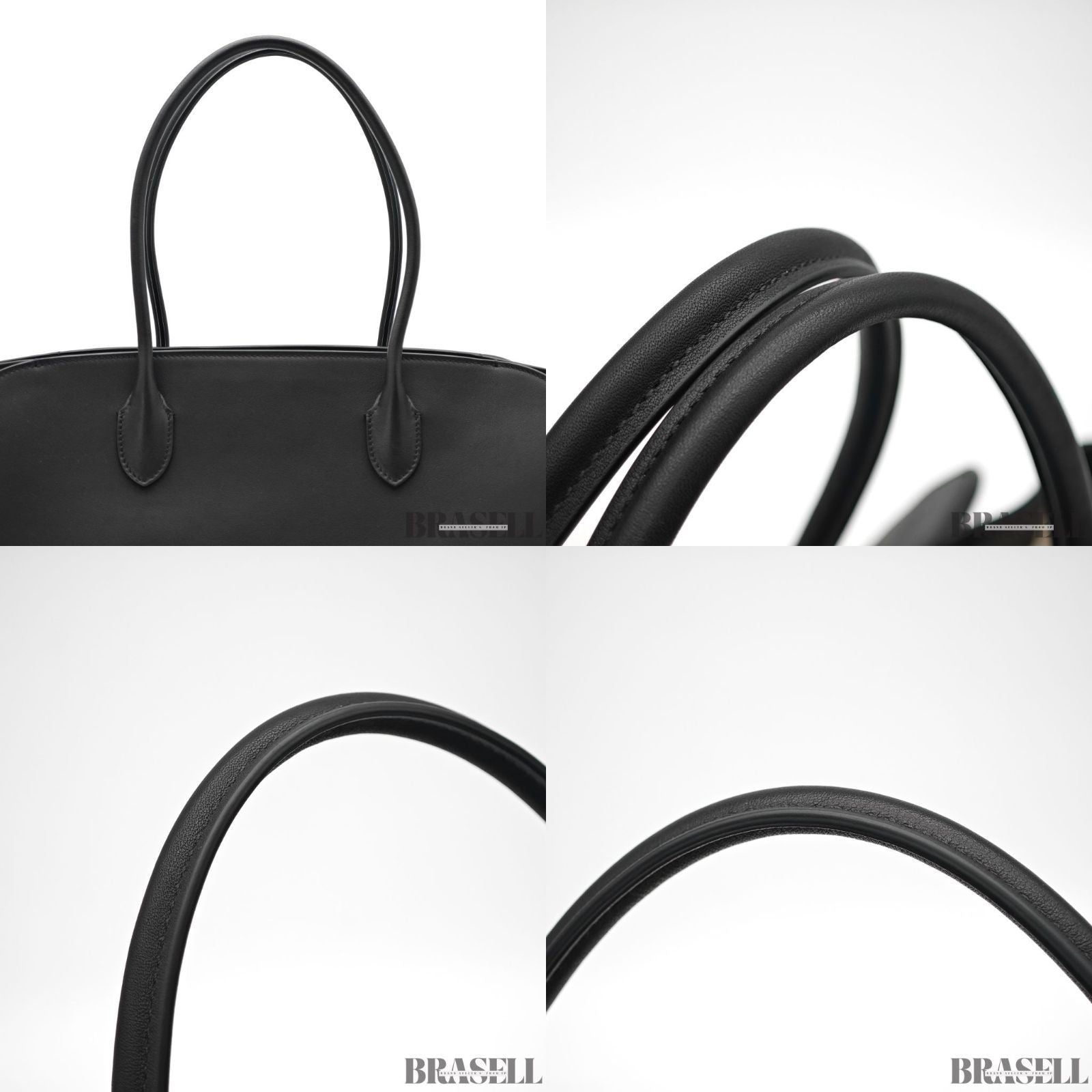 The Row Marlo 17 Leather Tote Bag Handbag Black Women's Made in Italy