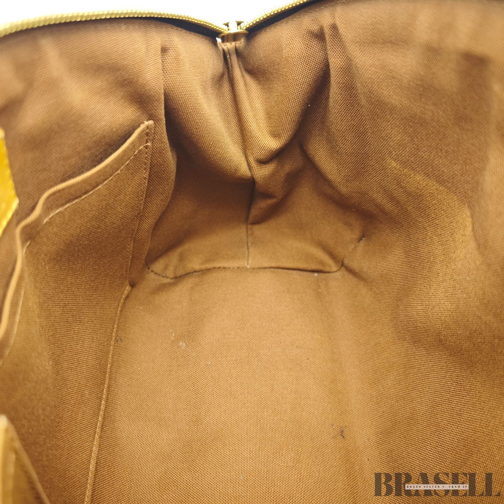 Louis Vuitton Tivoli PM M40143 Monogram Canvas Leather Handbag Tote Bag Brown