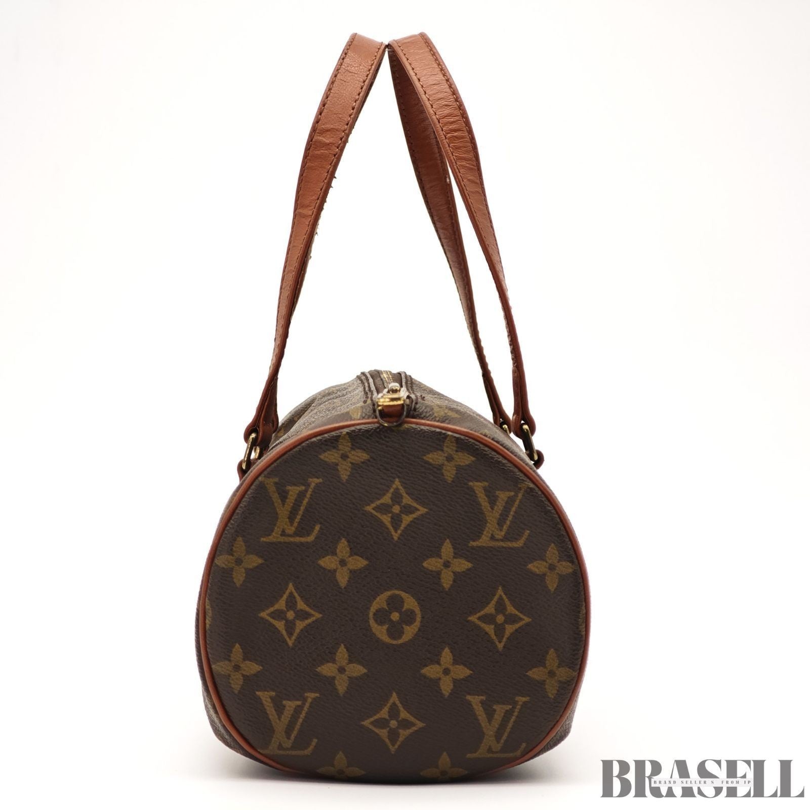 LOUIS VUITTON Monogram Papillon 30 M51385 HandBag Mini Boston Bag Brown France