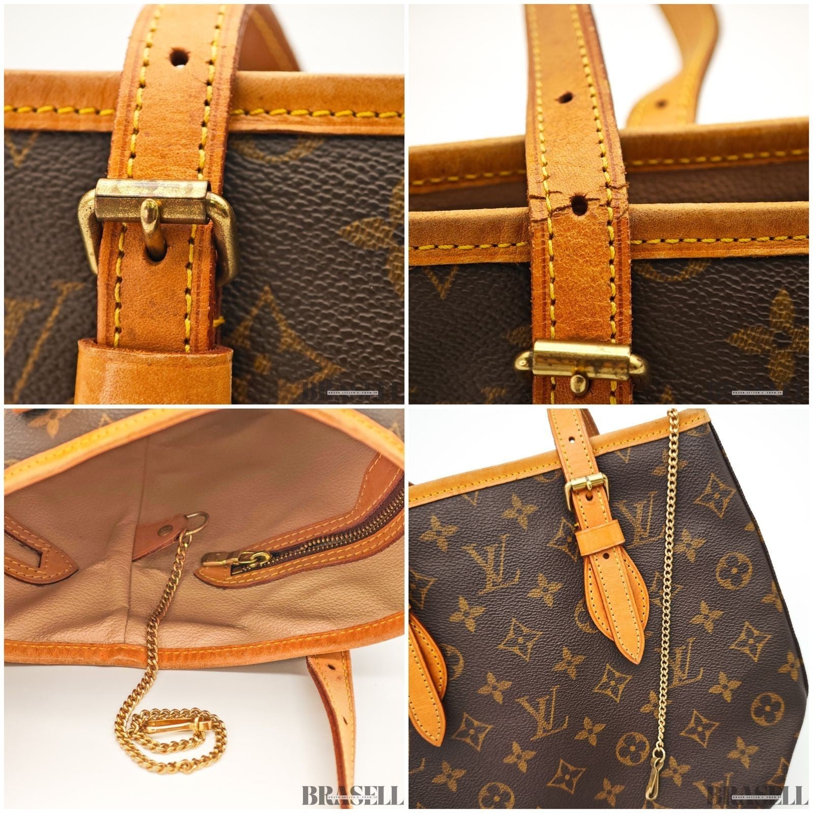Louis Vuitton Bucket PM Bucket 23 M42238 Tote Bag Bucket Bag Brown Women