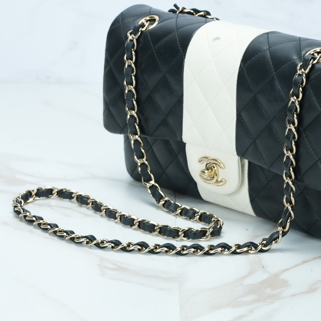 CHANEL matelasse W Flap Classic Chain Shoulder Bag A01112 Lambskin by Color【S】