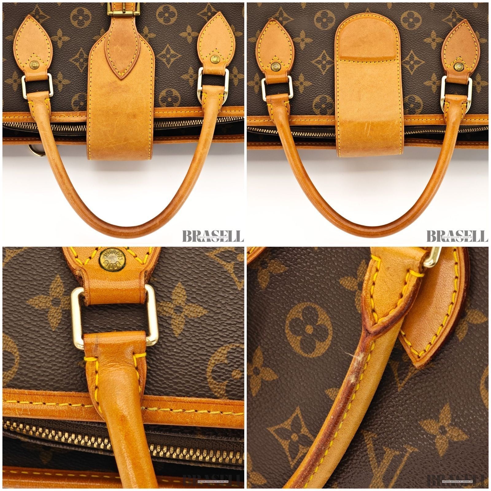 Louis Vuitton Monogram Rivoli M53380 Business Bag Handbag Brown Canvas Unisex