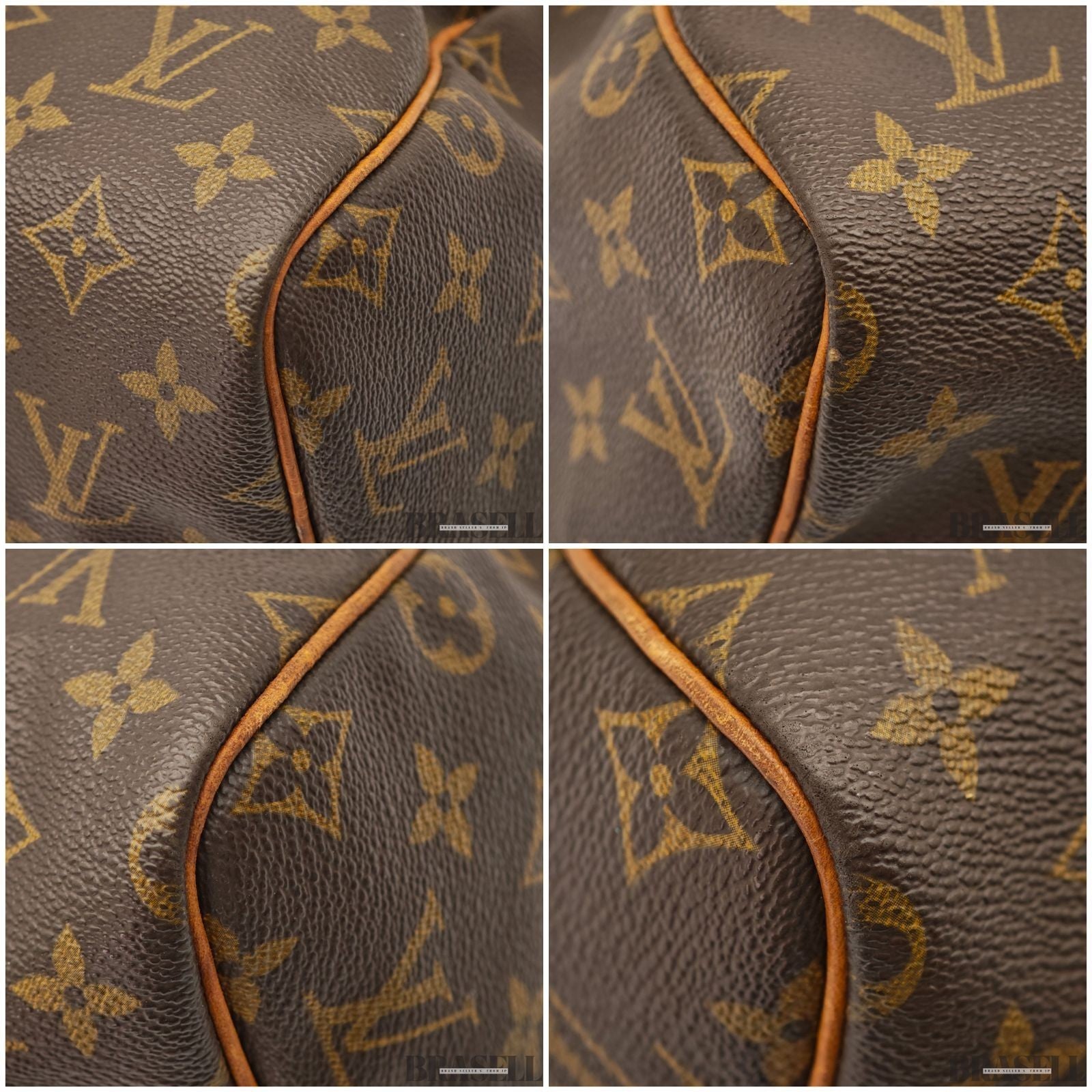 LOUIS VUITTON Monogram Speedy 30 M41526 Handbag Mini Boston Bag Brown Women