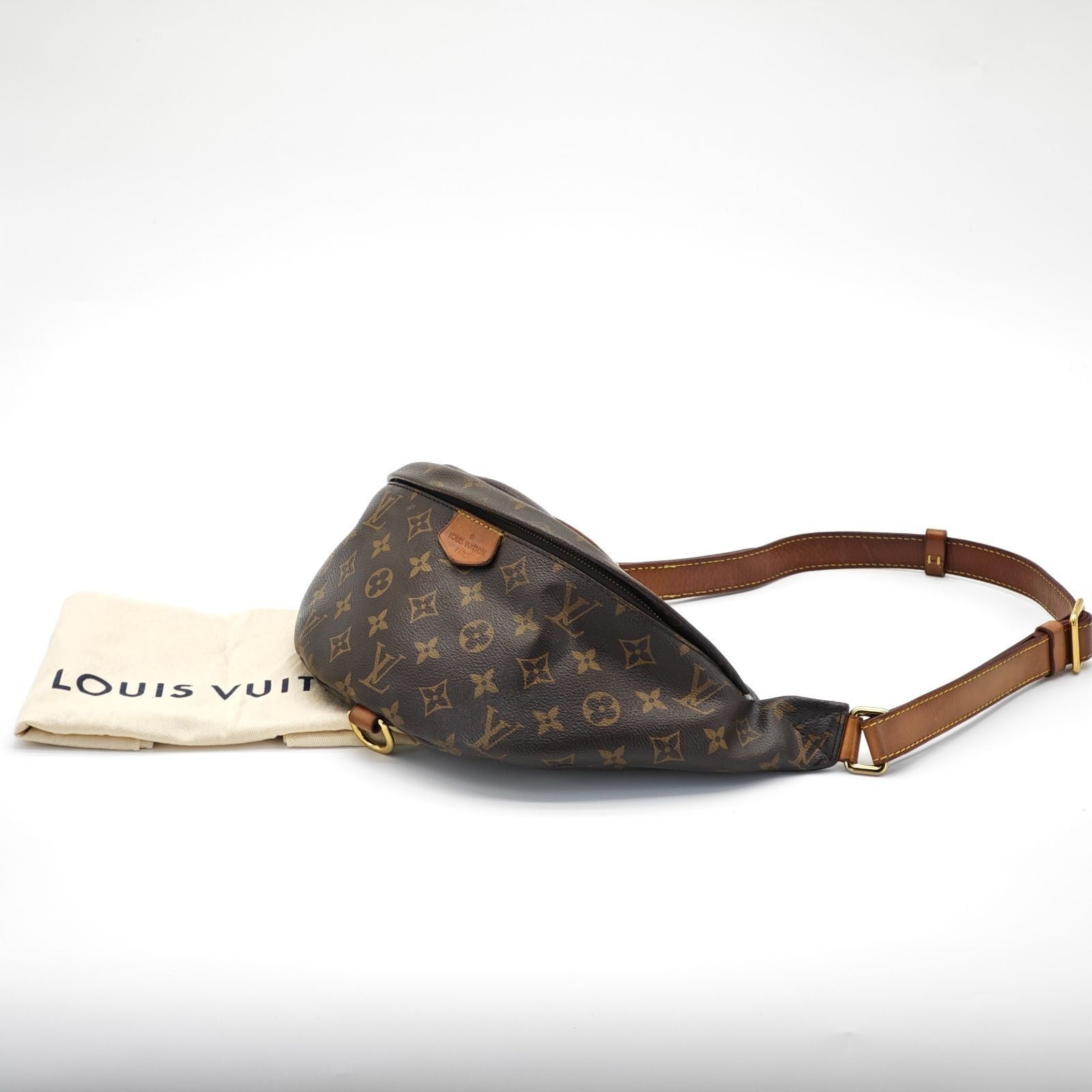 Louis Vuitton Monogram Canvas Body Bag M43644 Brown