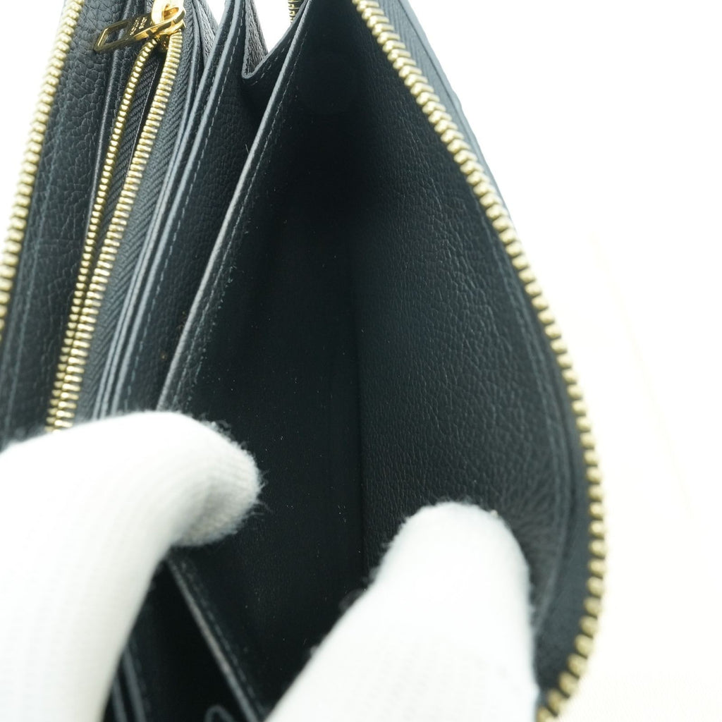 LOUIS VUITTON Empreinte Giant M69698 Long Wallet Zippy Wallet Black