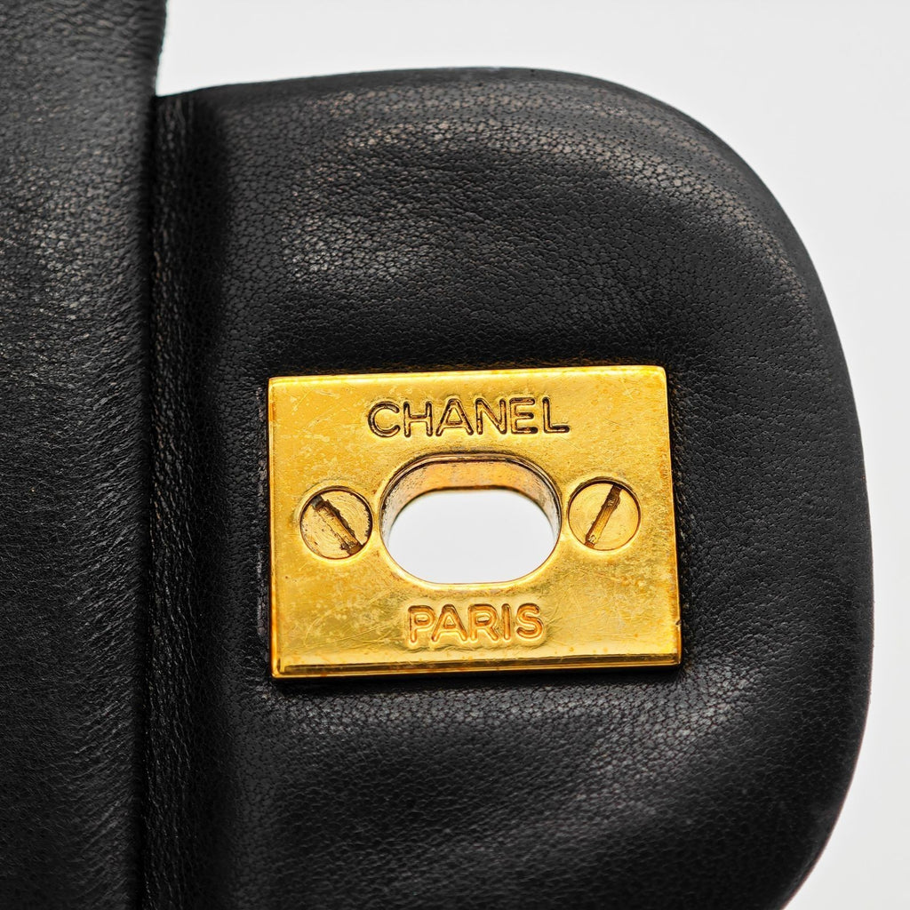 CHANEL Matelasse Chain Shoulder Bag 2way Flap Black Women's Men's