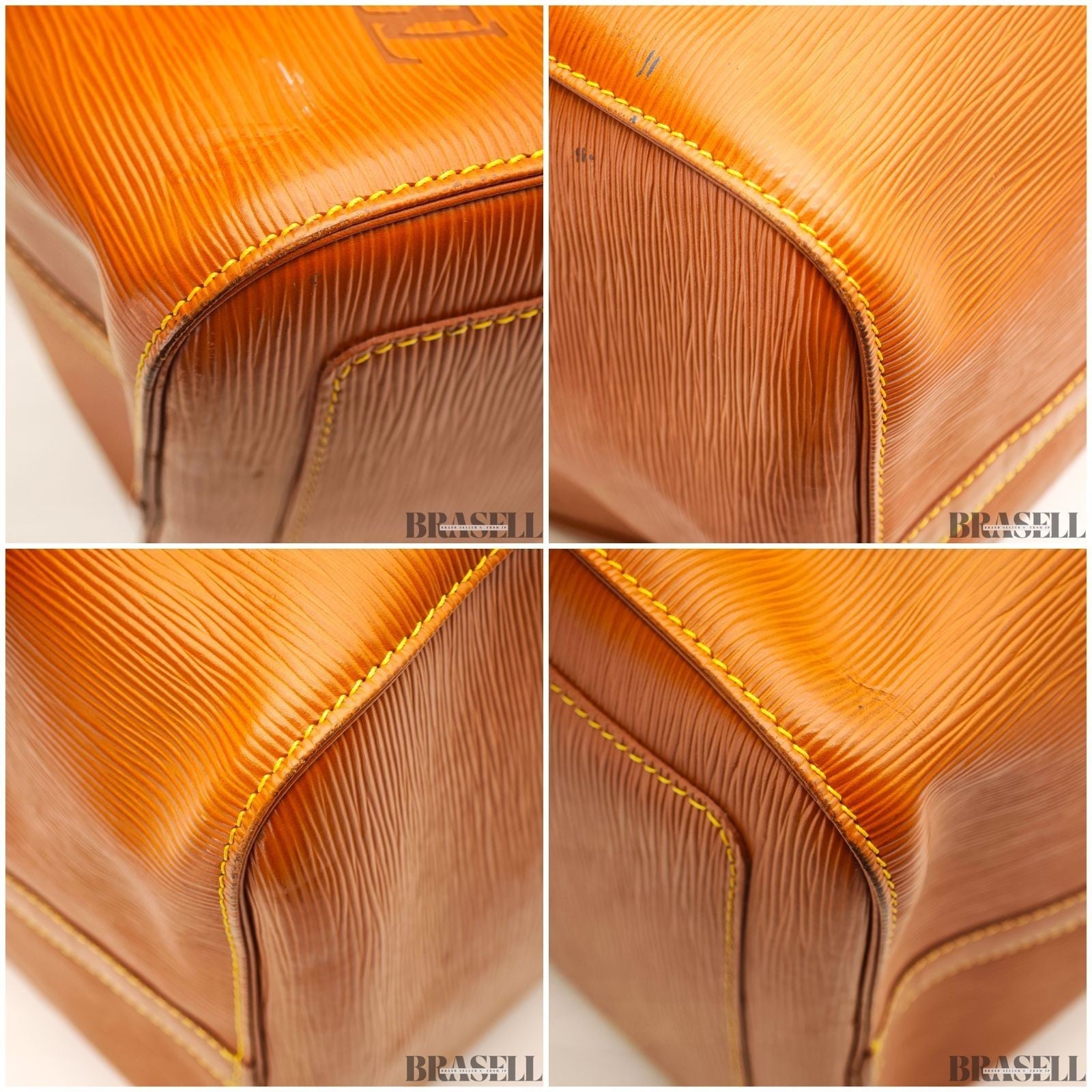 LOUIS VUITTON Epi Keepall 55 M42958 Zipangu Gold Boston Travel Bag Women’s