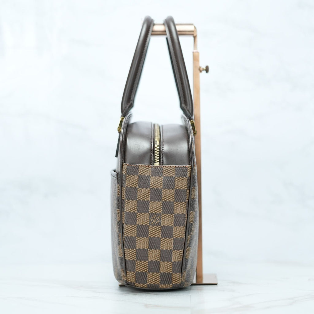 LOUIS VUITTON Damier Saria Horizontal N51282 Handbag Brown Shoulder Bag