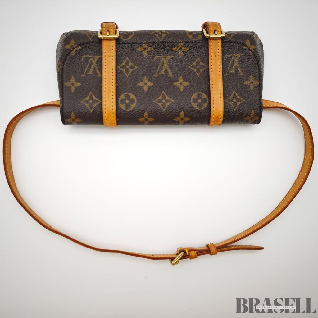 Borsa a tracolla Louis Vuitton Marelle M51159 Monogram marrone marsupio in...