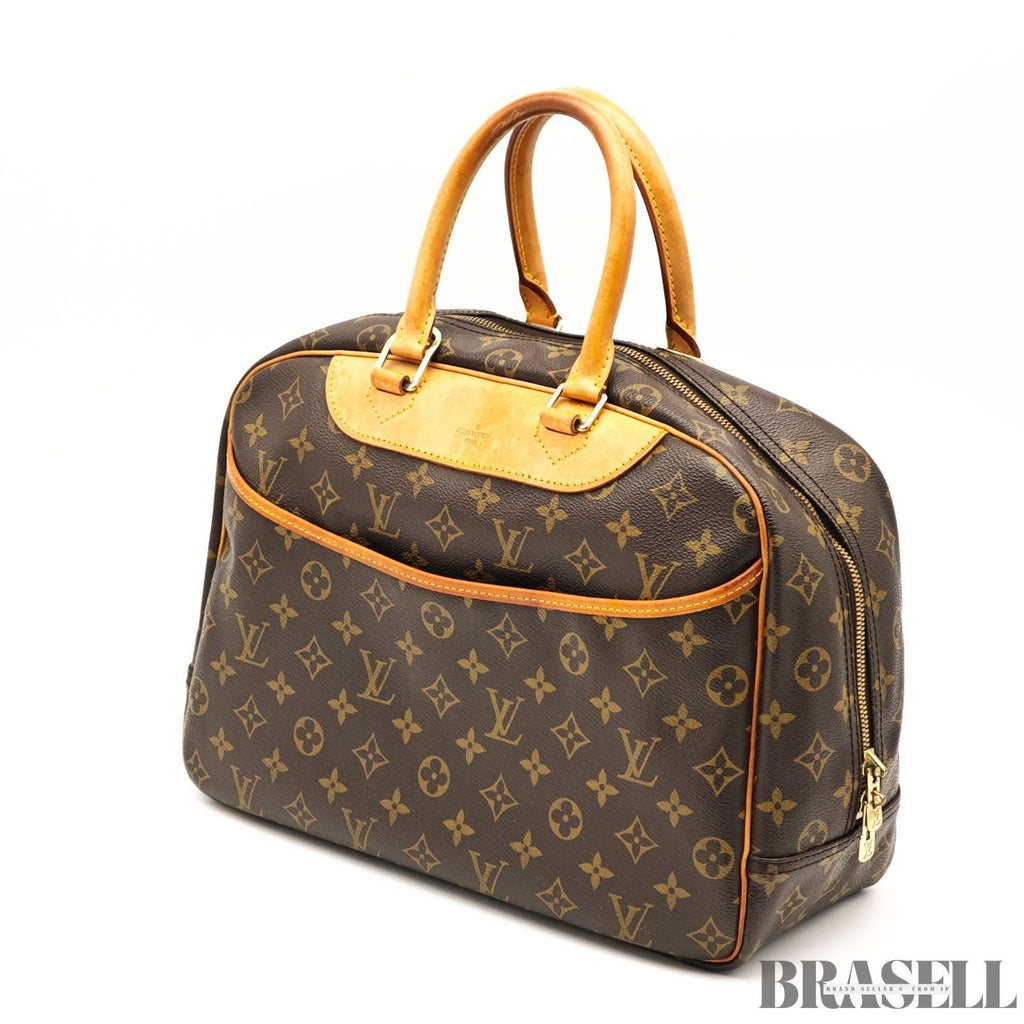 Louis Vuitton M47270 Monogram Deauville Handbag M47270 PVC Coated Canvas Brown