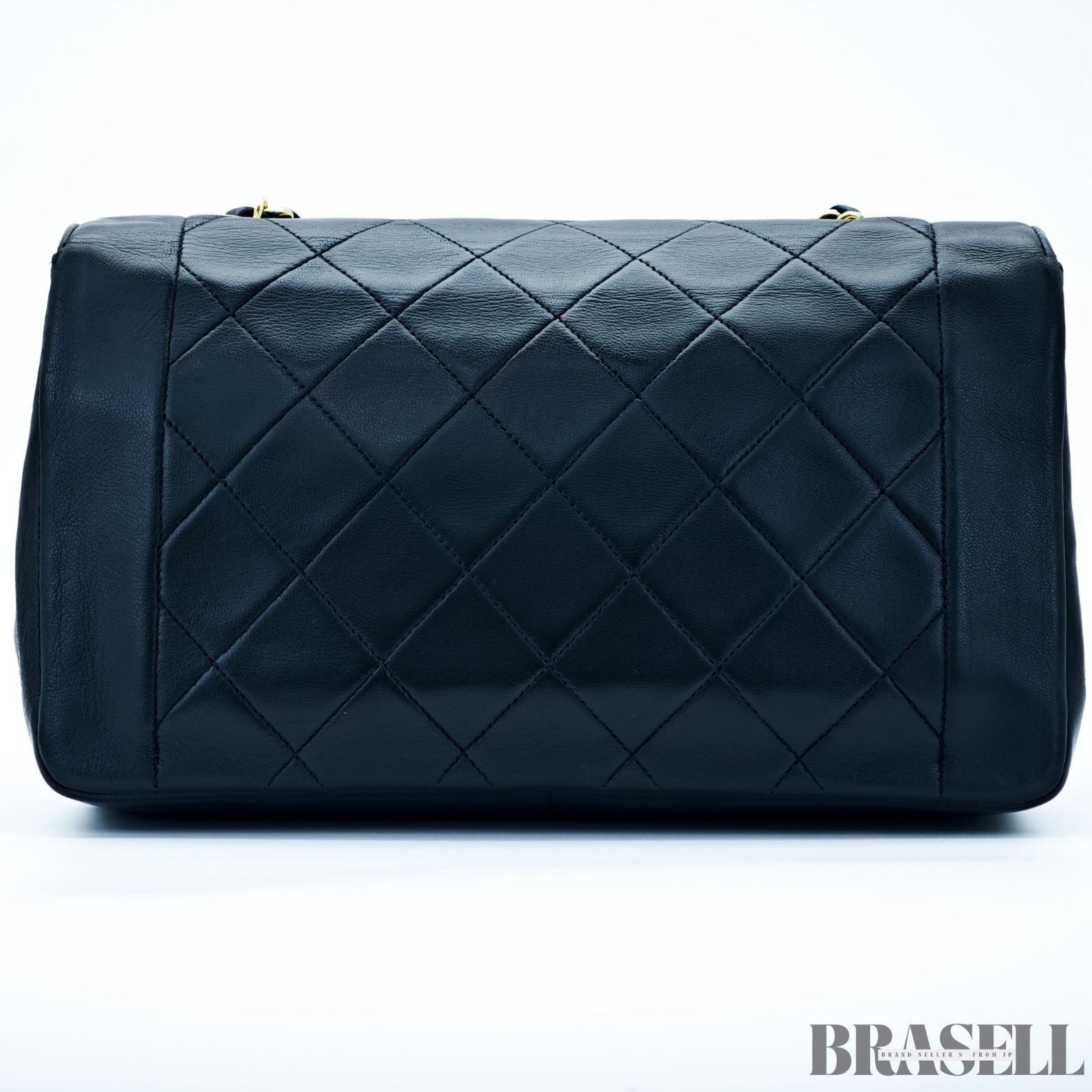 Chanel Diana 25 Shoulder Bag A01165 Flap Bag Black Women With Authenticity Card