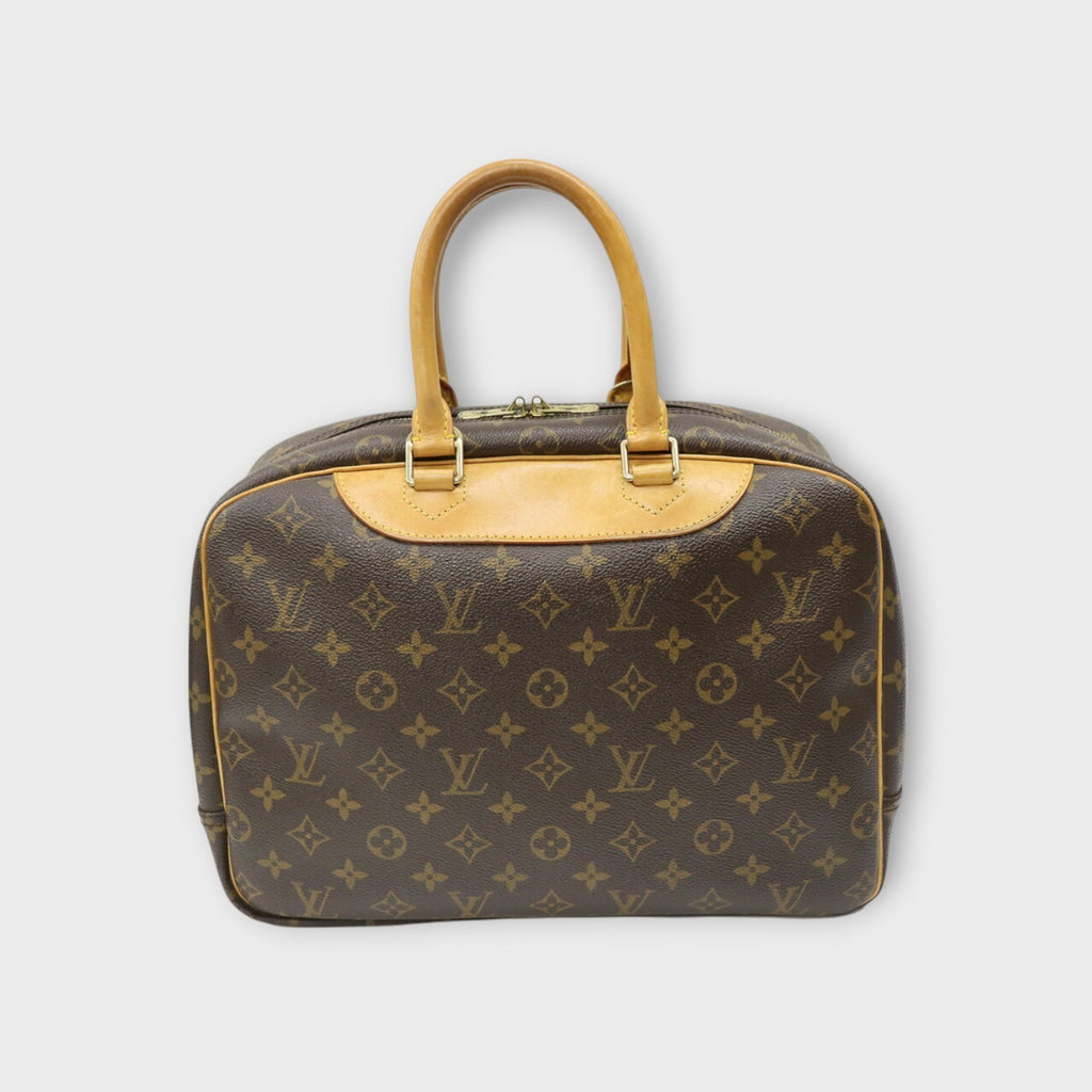 Louis Vuitton M47270 Bowling Vanity Deauville Brown PVC Leather【B】