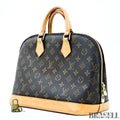 LOUIS VUITTON Alma PM M51130 Monogram Brown Handbag Women’s Padlock & Key