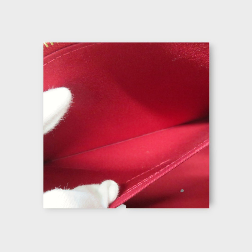 Louis Vuitton Rosewood Avenue Handbag Patent Monogram Vernis M93507 Red【A】