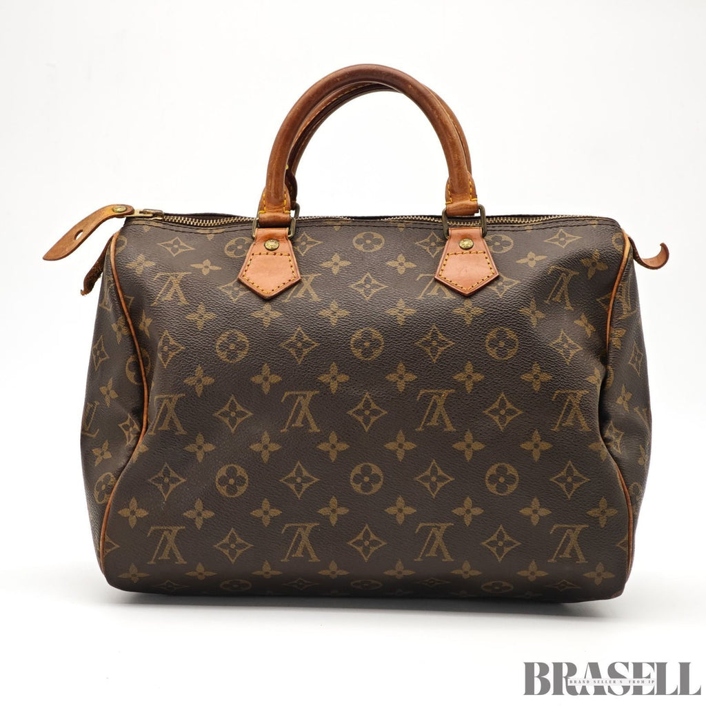 LOUIS VUITTON Monogram Speedy 30 M41526 Handbag Mini Boston Bag Brown Women
