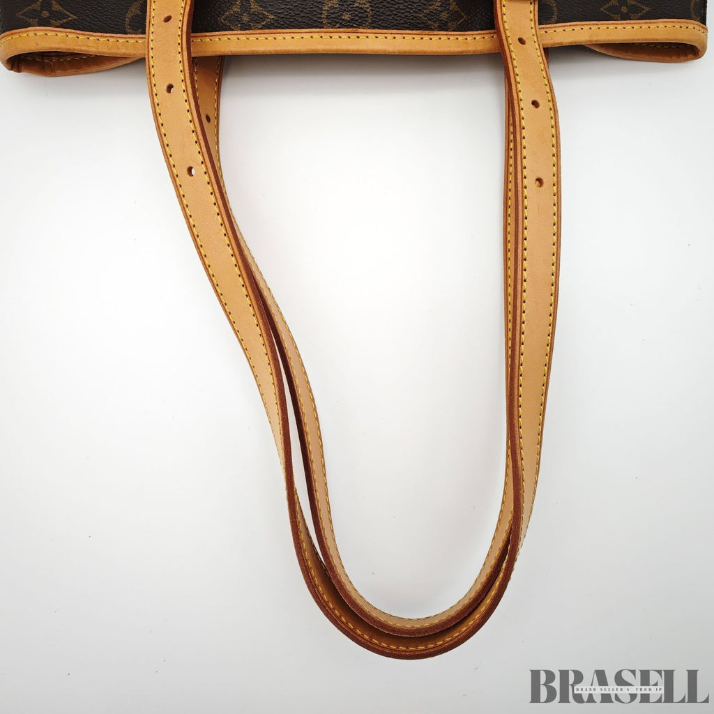 LOUIS VUITTON Bucket GM M42236 Tote Bag Monogram Brown Leather Pouch Dust Bag