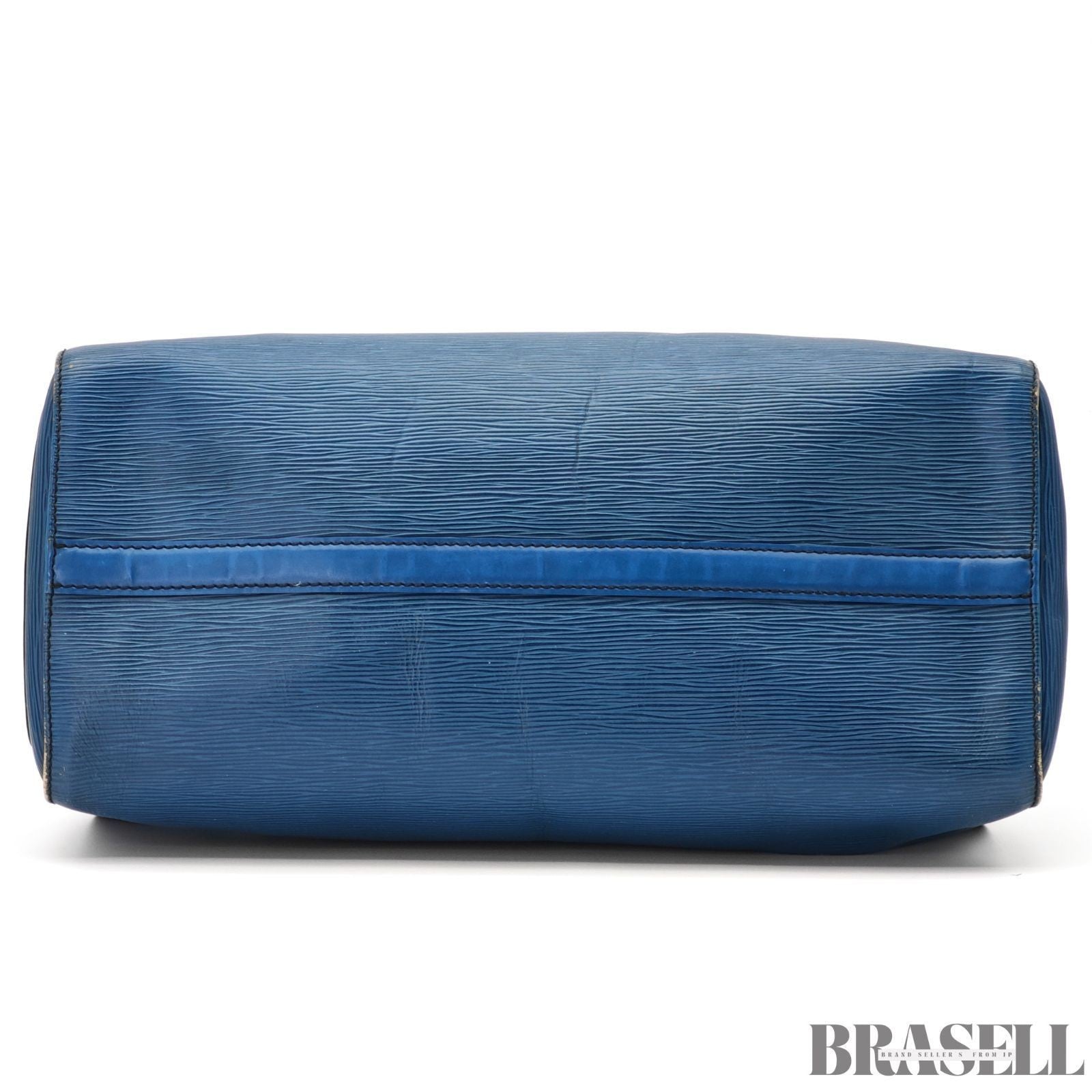 LOUIS VUITTON M42985 Epi Speedy 40 Boston Bag Handbag Blue Leather VI1900