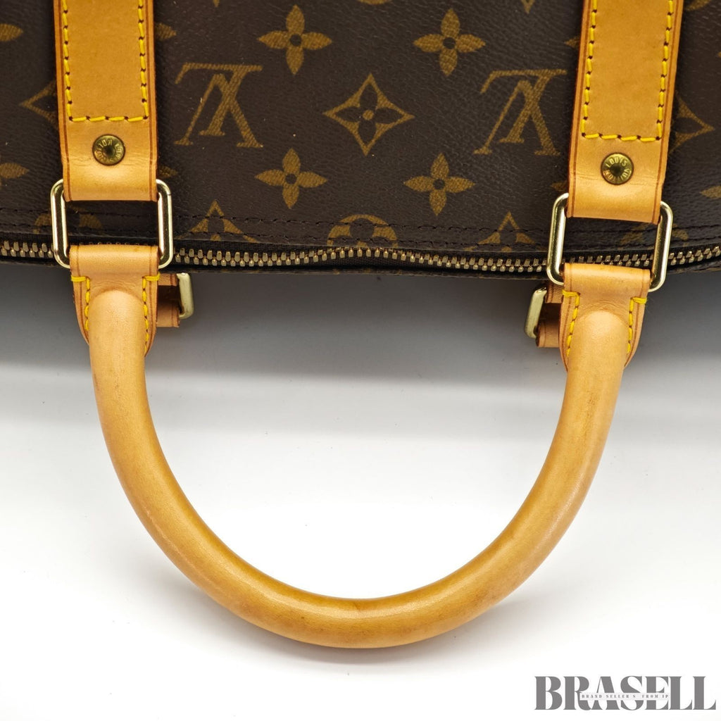 LOUIS VUITTON Keepall 50 M41426 Monogram Travel Boston Bag Brown Women's Men's