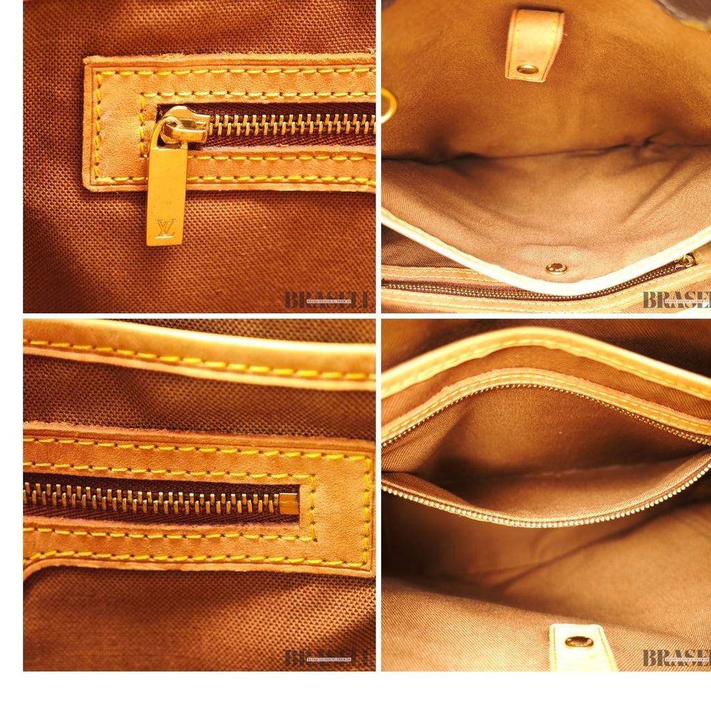 Louis Vuitton Vavin GM M51170 Monogram Canvas Brown Tote Bag Medium