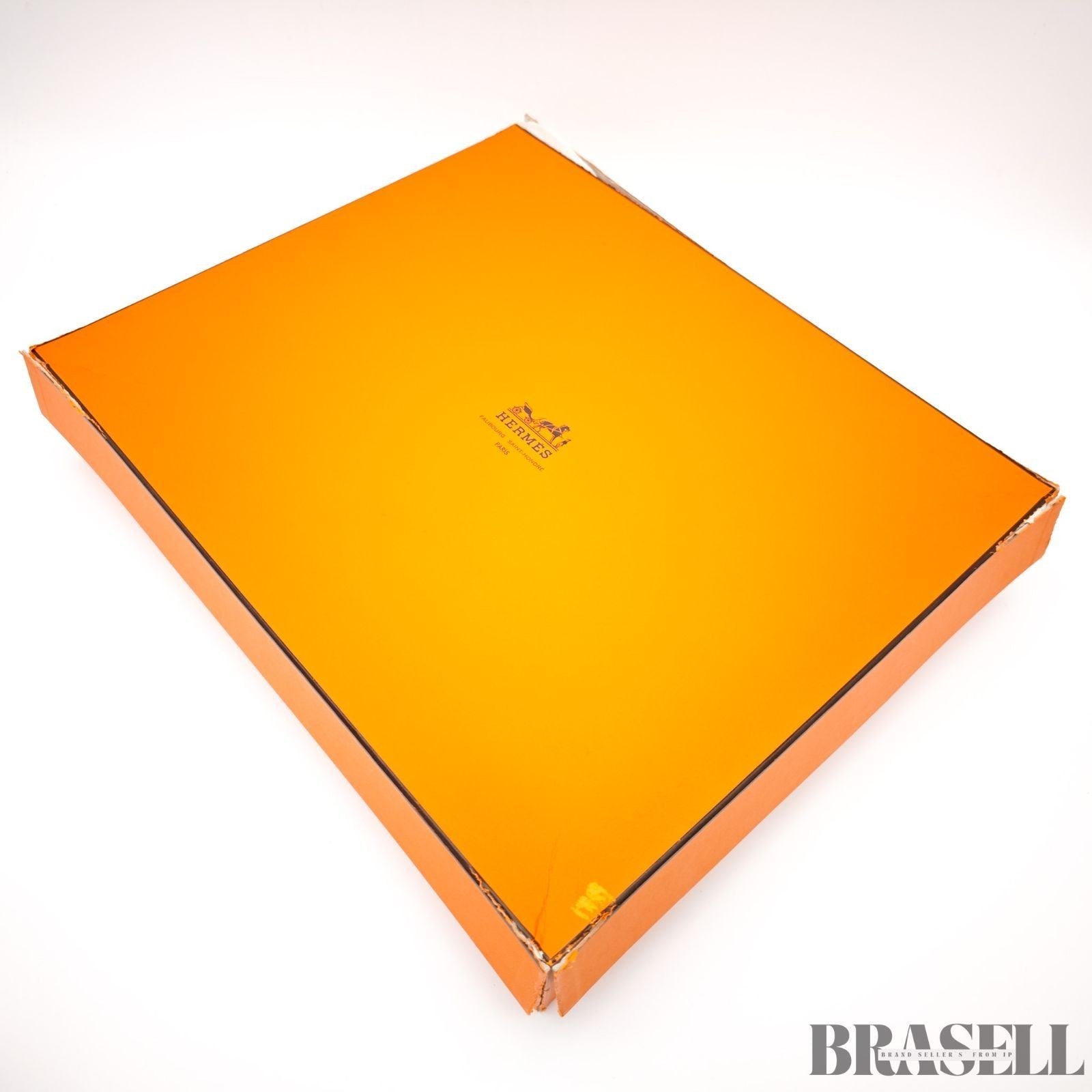 HERMES Evelyn 2 GM Punching H logo Shoulder Bag Brown w/Box Dust Bag Strap