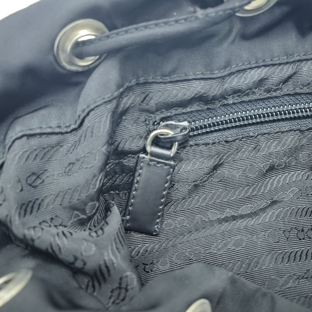 PRADA Tessuto Nylon Backpack M212500 Black with Guarantee Card