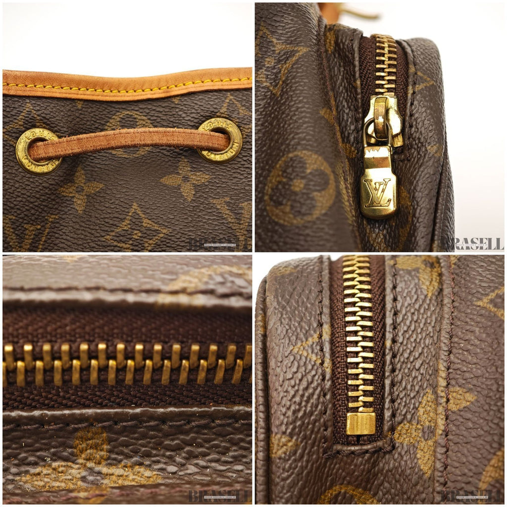 LOUIS VUITTON Montsouris M51135 Monogram Backpack Brown Women’s