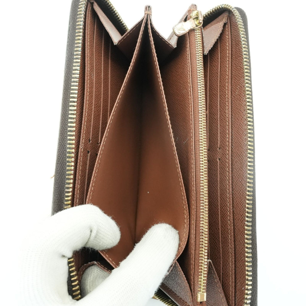 LOUIS VUITTON Zippy Wallet M41895 Long Wallet Brown