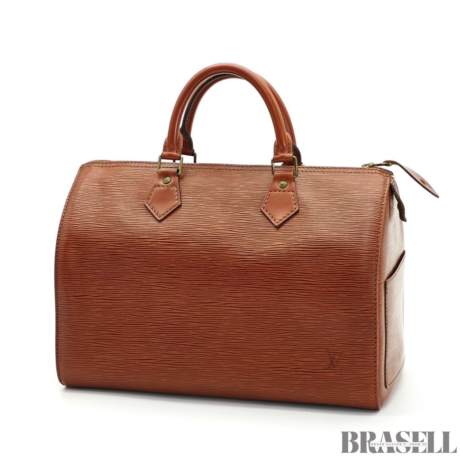 Louis Vuitton Epi Speedy 30 Brown M43003 Leather Brown Handbag Woman