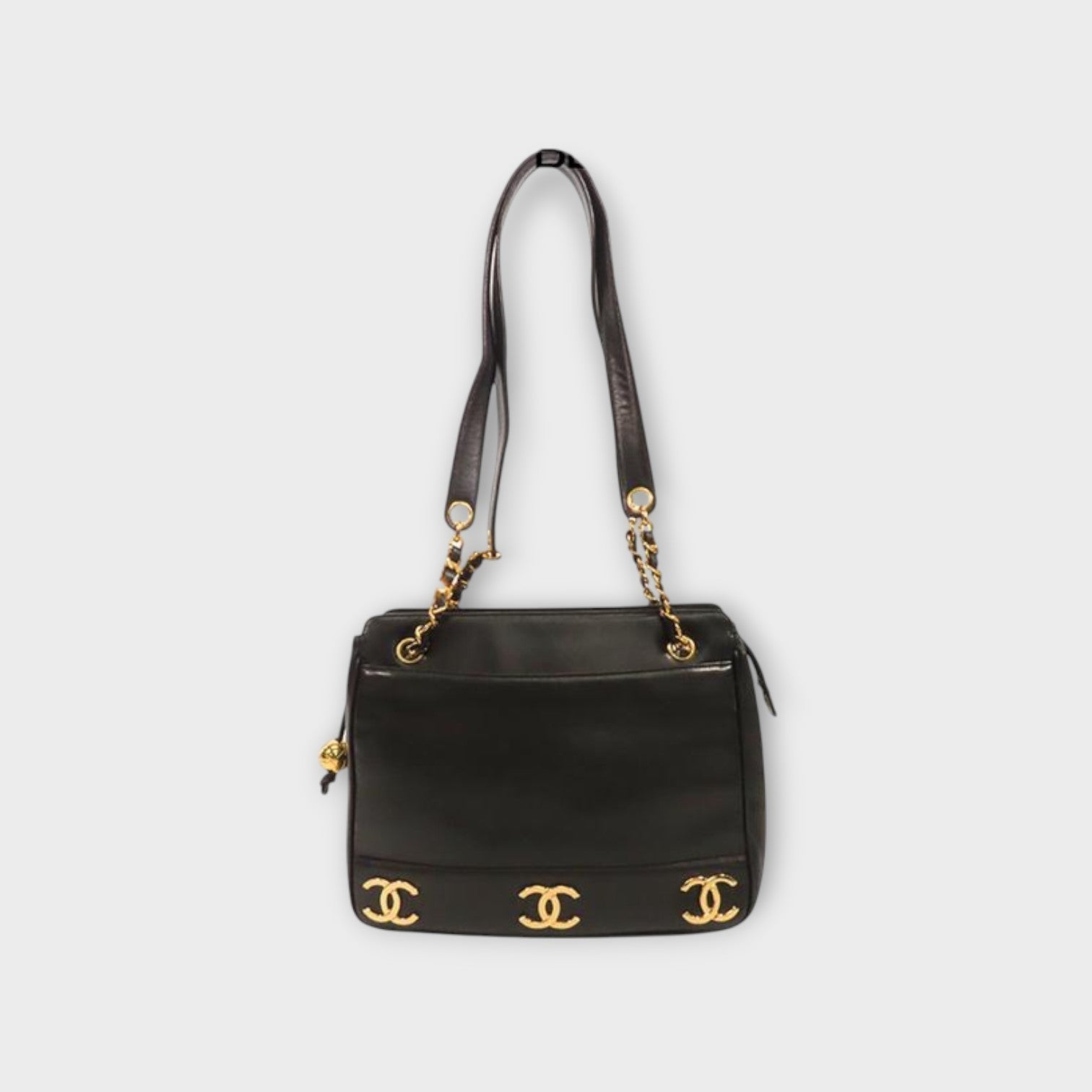 Chanel Triple Coco Chain Tote Bag【B】