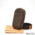 Louis Vuitton Pochette Gange Crossbody Bag Monogram Canvas M51870 Spain Unisex