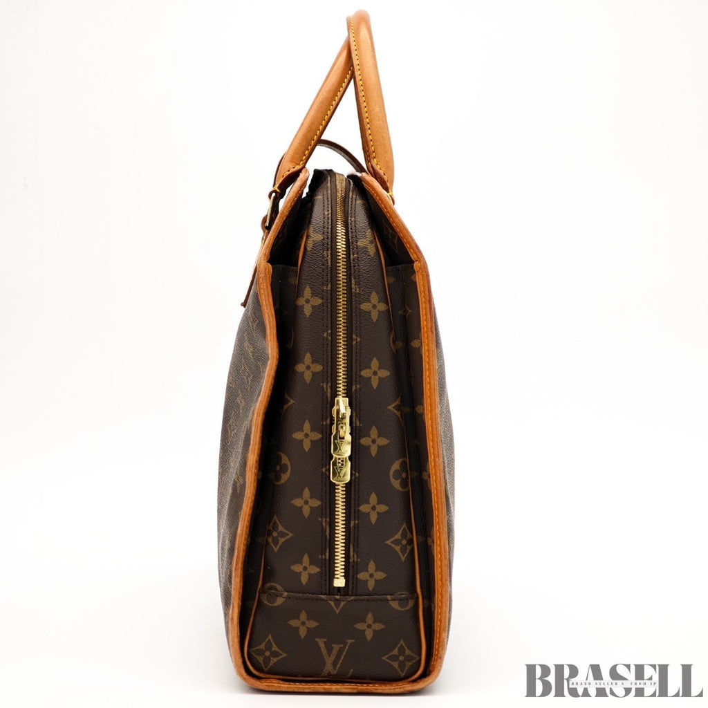 Louis Vuitton Monogram Rivoli M53380 Business Bag Handbag Brown Canvas Unisex