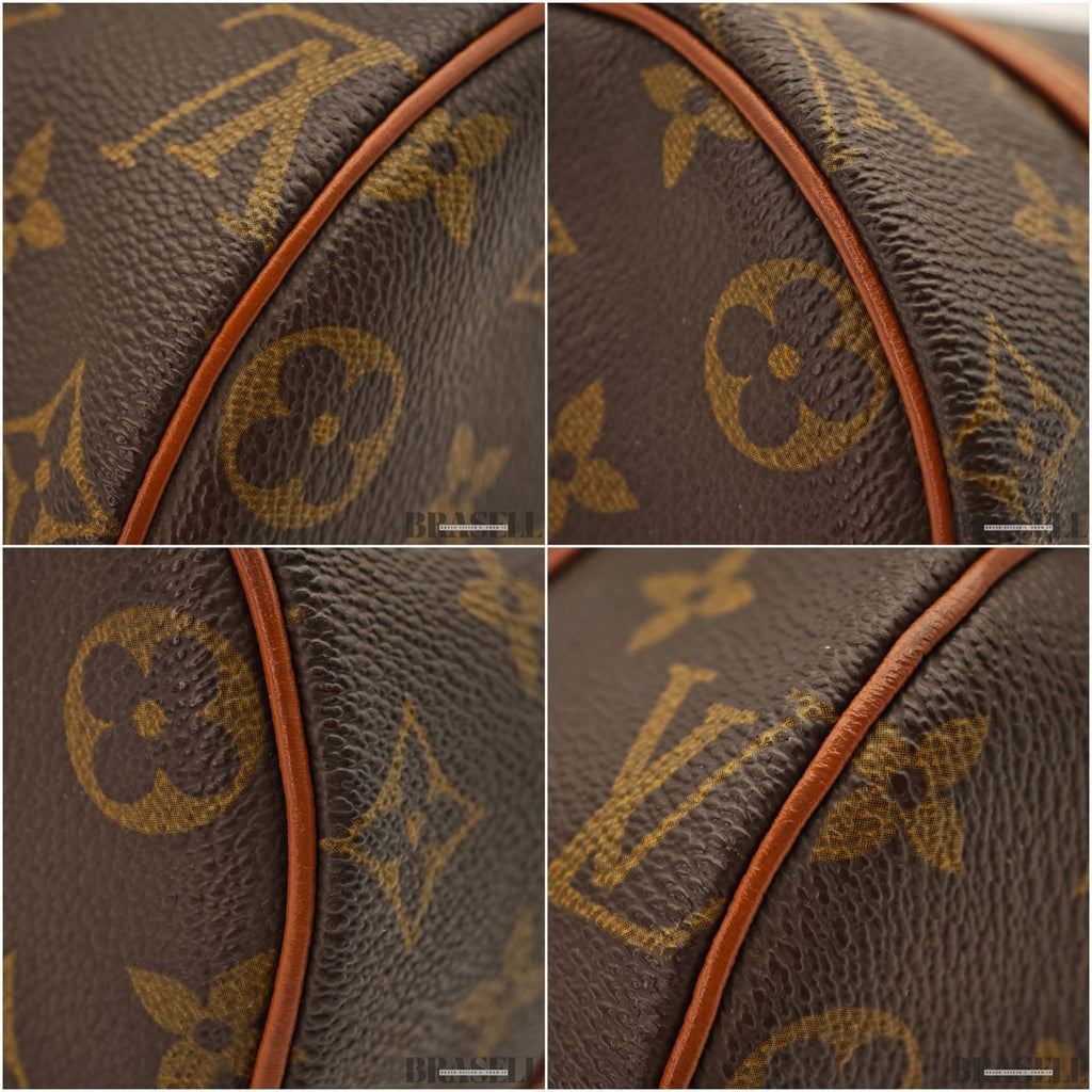 LOUIS VUITTON Monogram Papillon 26 M51366 Women Handbag Mini Boston Bag Brown