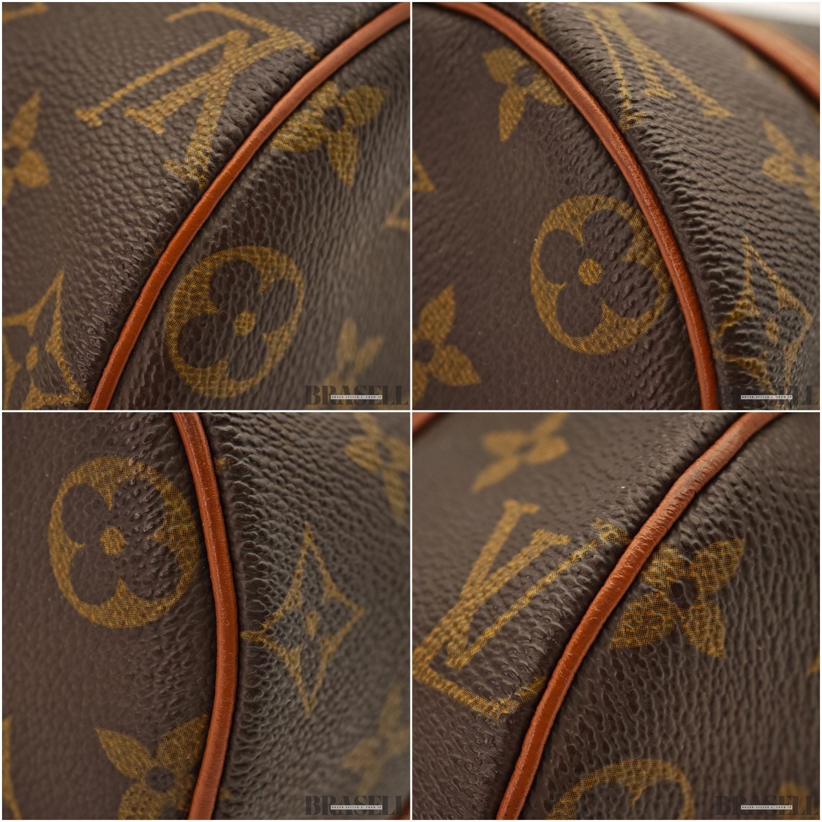 LOUIS VUITTON Monogram Papillon 26 M51366 Women Handbag Mini Boston Bag Brown