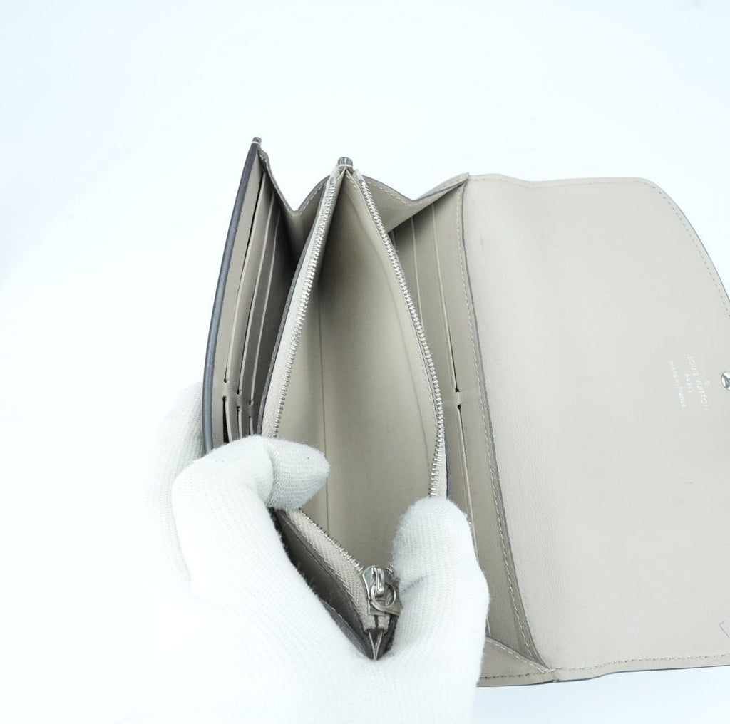 LOUIS VUITTON Mahina Portefeuille Iris Long Wallet M60144 Beige