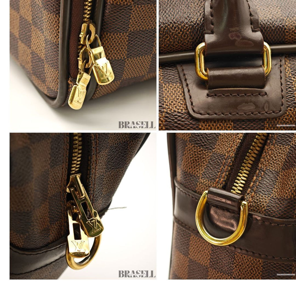 Louis Vuitton Icare N23252 Damier Handbag Boston Bag Briefcase Brown