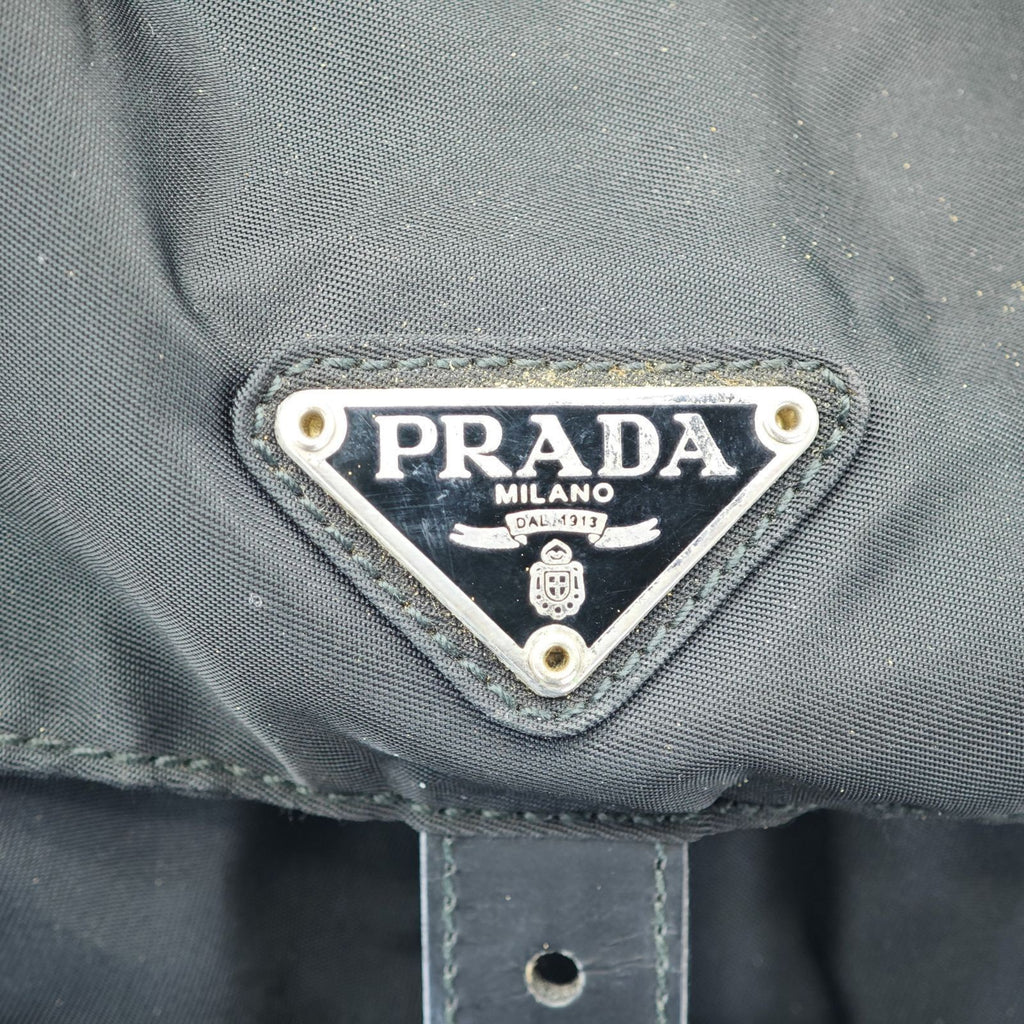 PRADA Tessuto Nylon Backpack M212500 Black with Guarantee Card