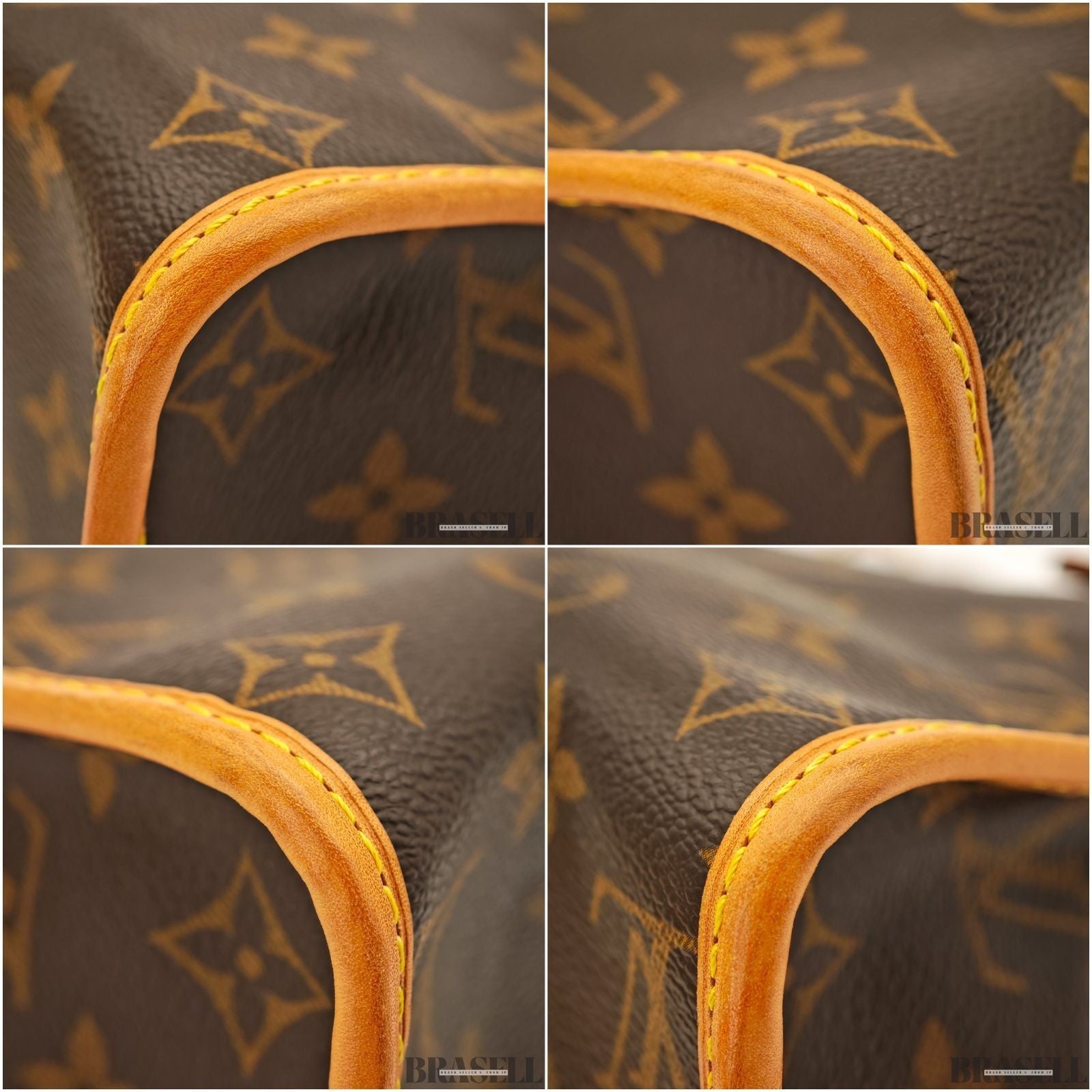 Authentic Louis Vuitton Monogram Popincourt Tote bag M40007 Canvas Brown