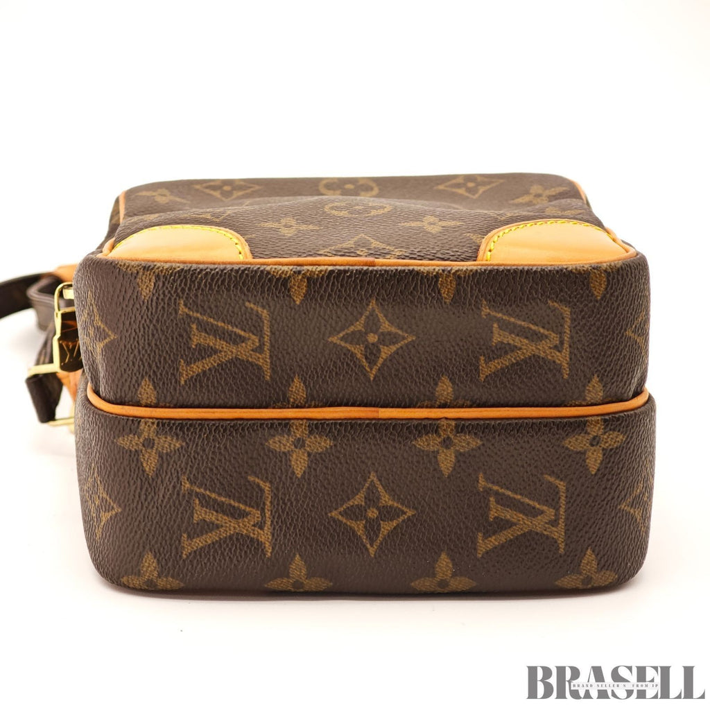 LOUIS VUITTON Amazon Crossbody Shoulder Bag Monogram Leather Brown M45236