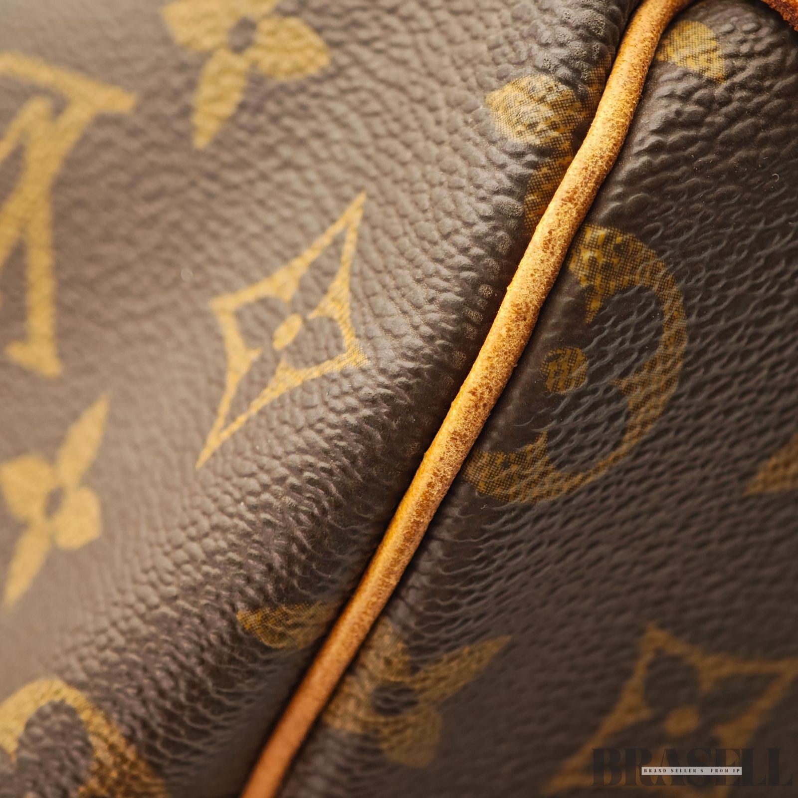 Louis Vuitton Keepall 50 Monogram M41426 Boston Bag Brown With Padlock Key