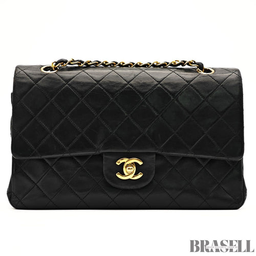 CHANEL Matelassé A01112 Black Handbag Black Woman Chain Shoulder Bag Leather