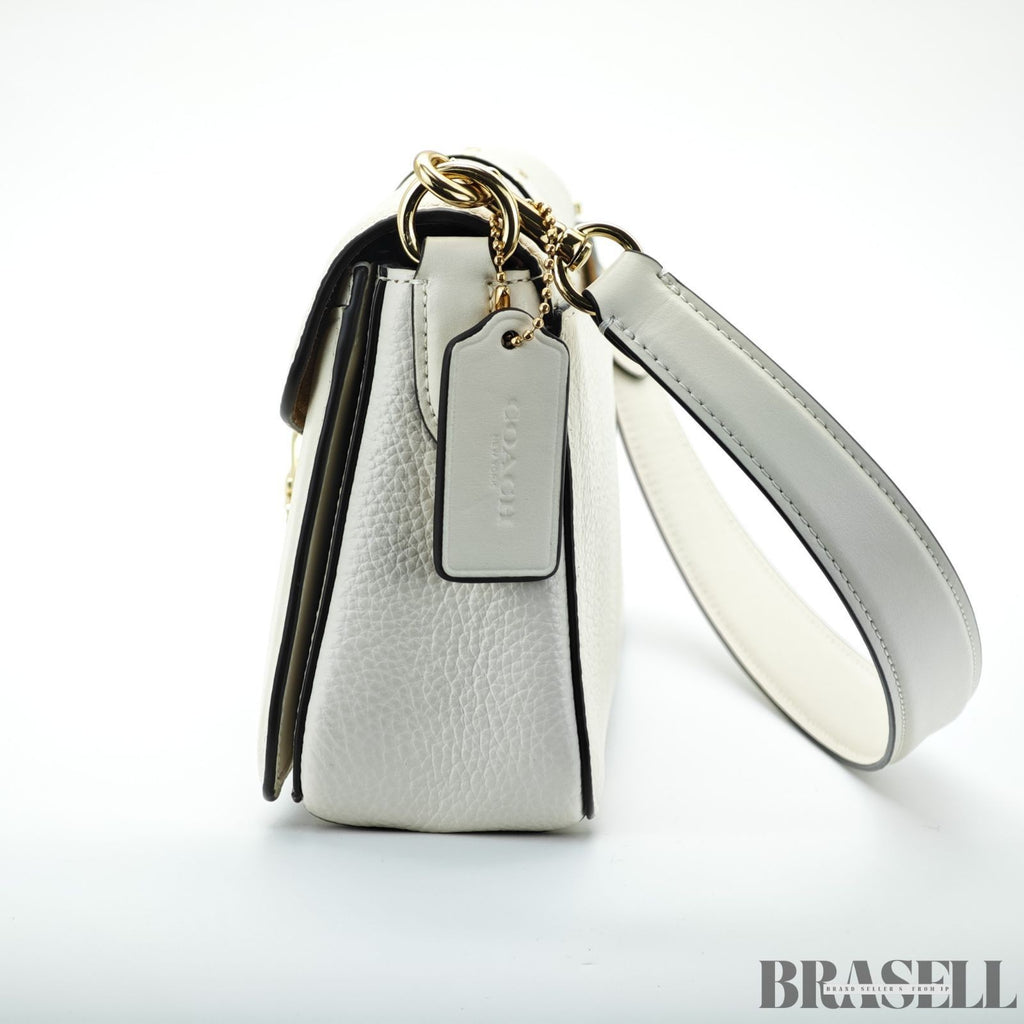COACH Sulky F05497 Handbag Flap Compact Chalk Ivory Women’s